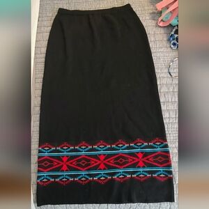 Pendleton Wool Maxi Skirt - Vintage - M
